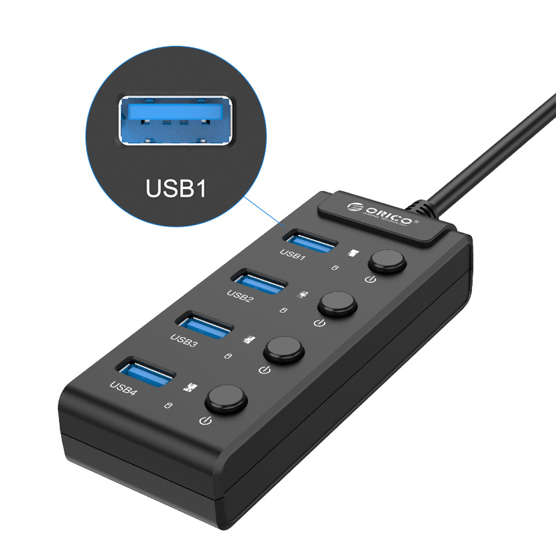 هاب USB 3.0 مدل ORICO W9PH4-U3