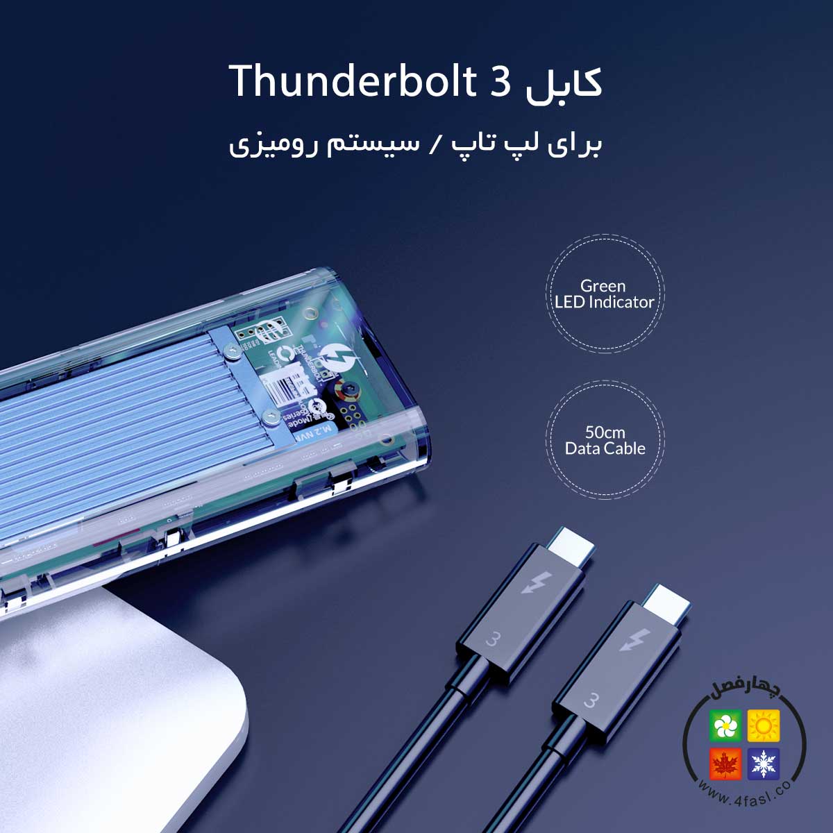 باکس اس اس دی Thunderbolt 3