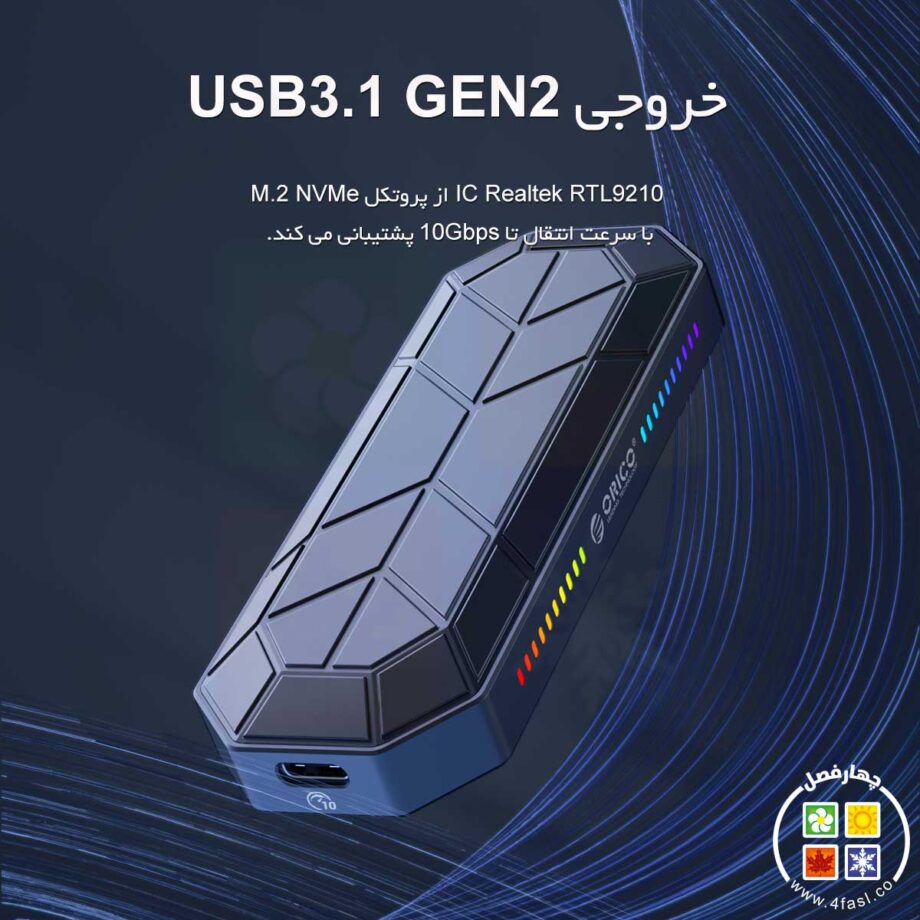 باکس RGB M.2