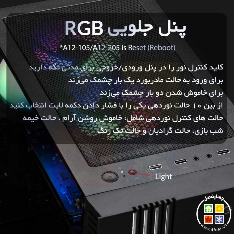 کیس کامپیوتر با RGB